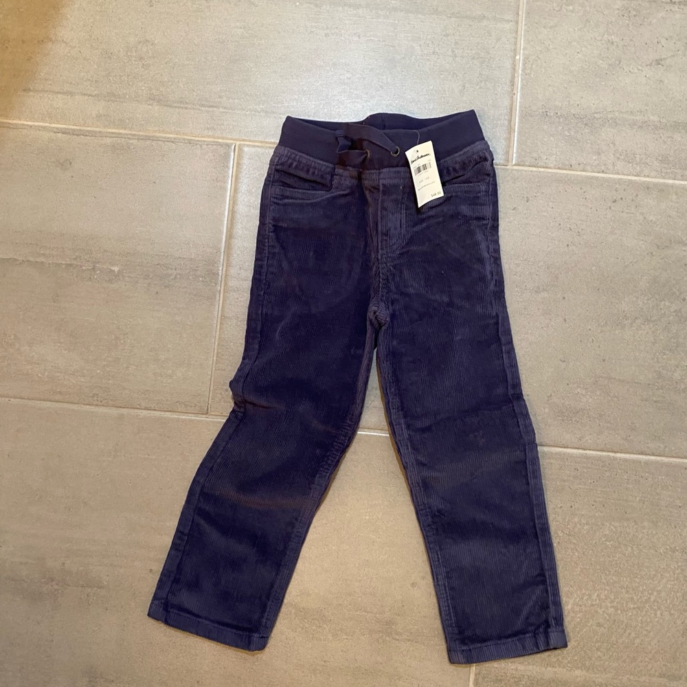NWT size 4 (100) Hanna Andersson Corduroy elastic waist pants